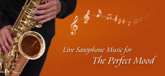 Live saxaphone music