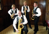 Simply Sax quartet with instruments
